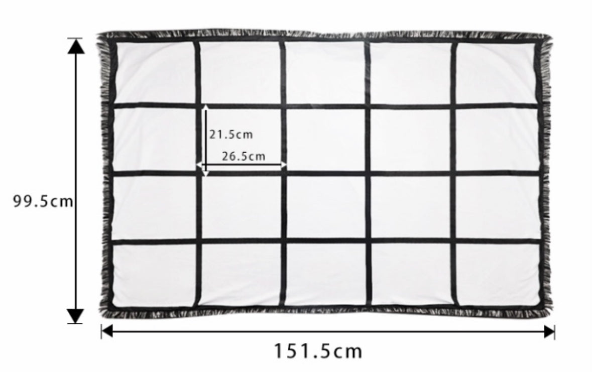 20 Panel Custom Blanket