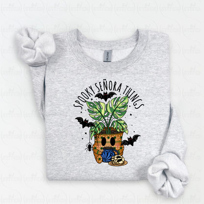 Spooky Señora Things Sweater