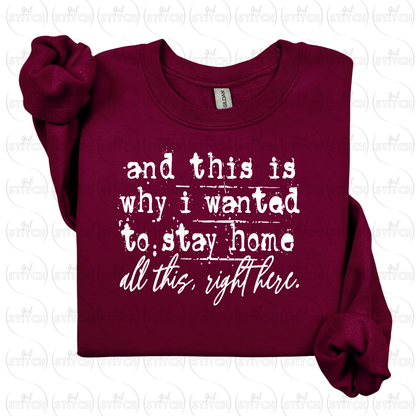 Stay Home Sweater