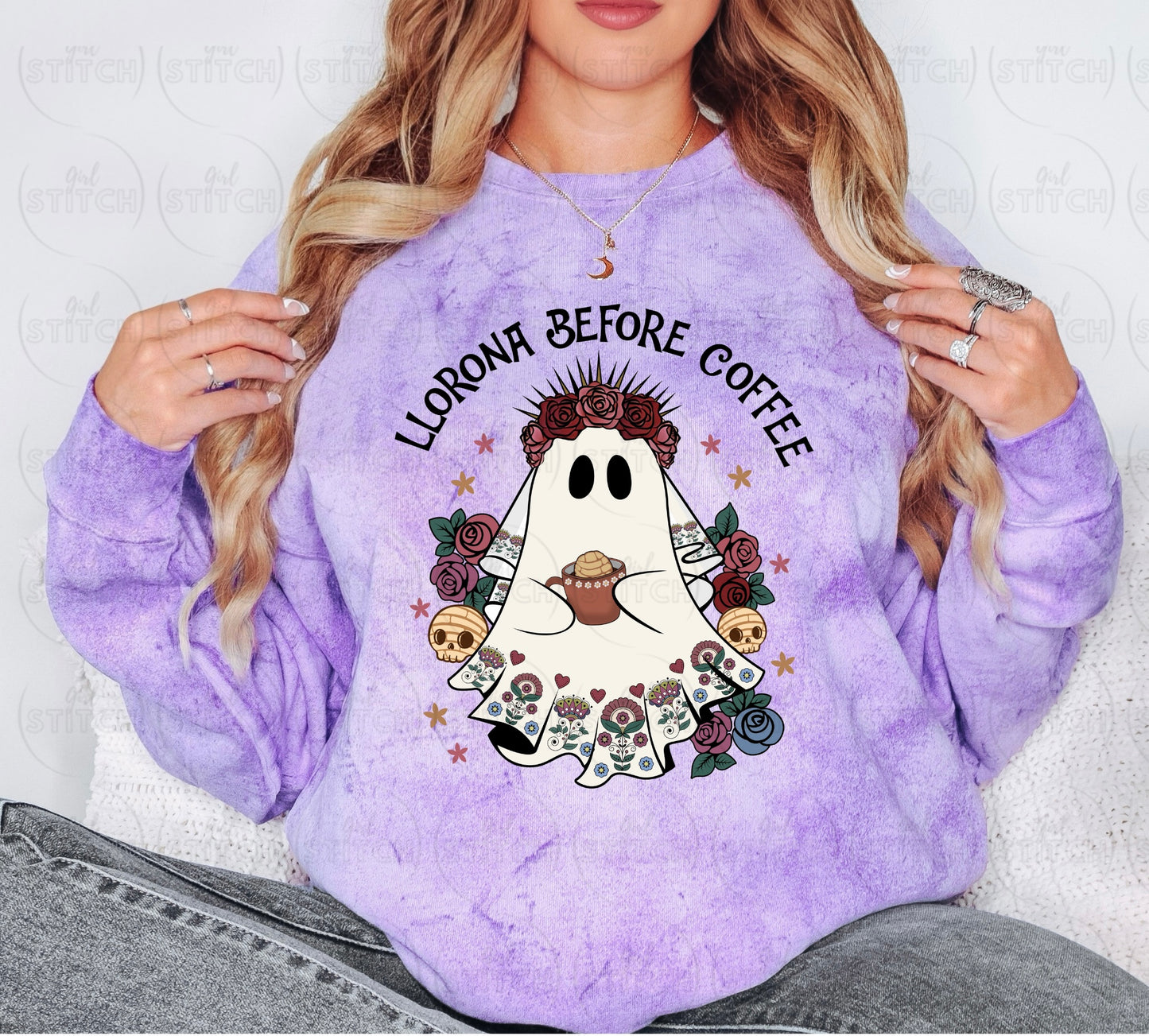 Llorona Before Coffee Sweater
