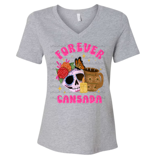 Forever Cansada V - Neck