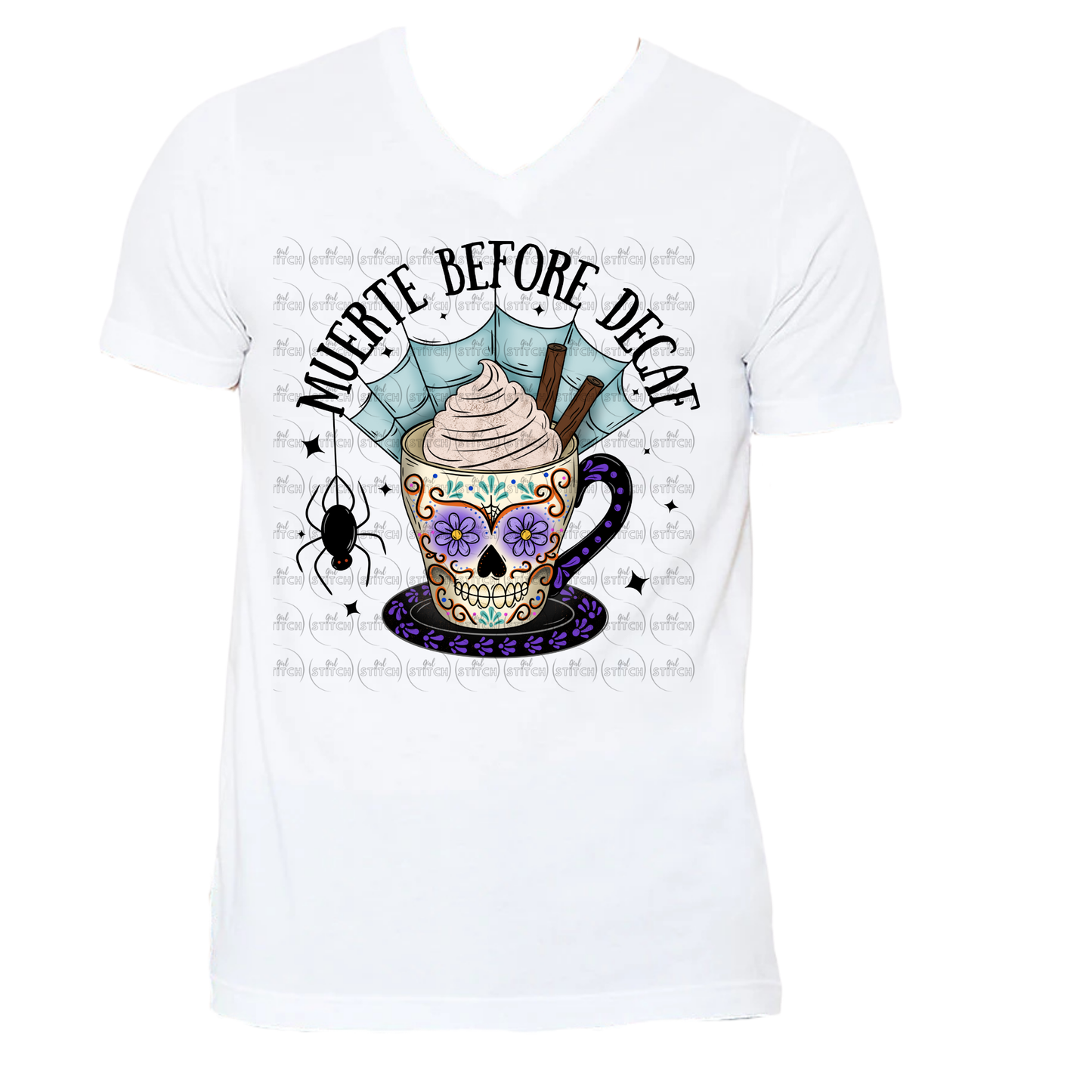 Muerta Before Decaf V Neck