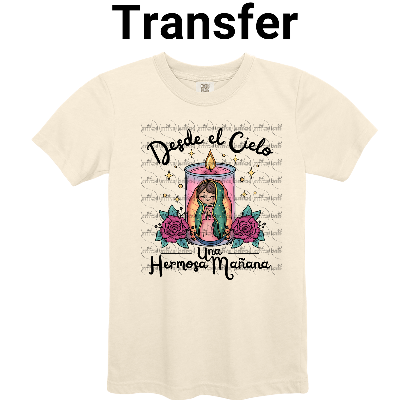 Desde el Cielo (12 X 14inches) (Large Transfer)