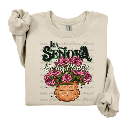 La Señora De Las Plantas Roses Sweater