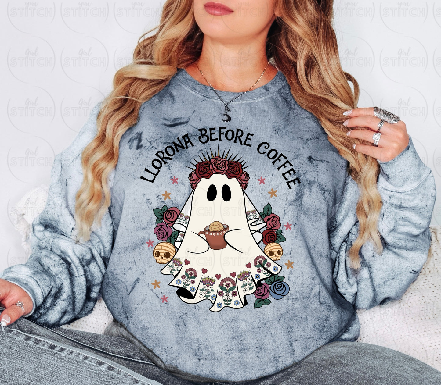 Llorona Before Coffee Sweater