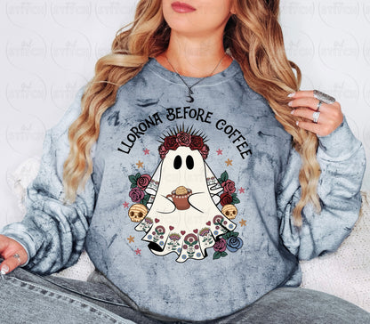 Llorona Before Coffee Sweater