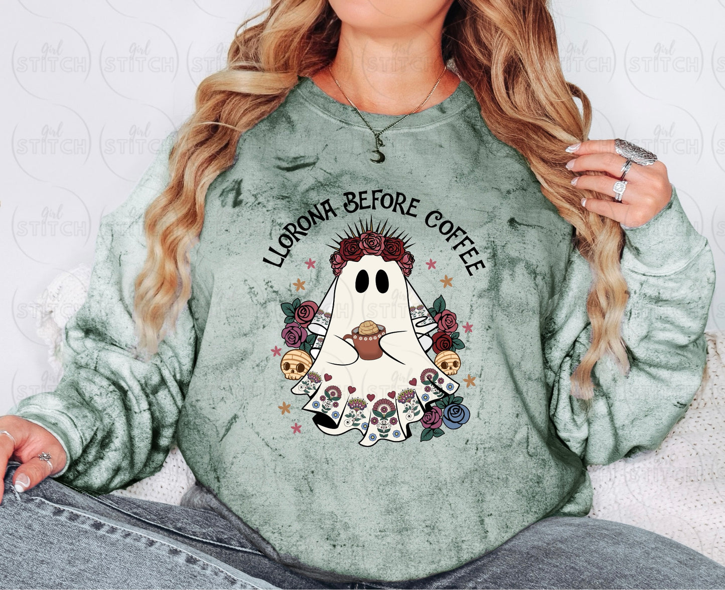 Llorona Before Coffee Sweater