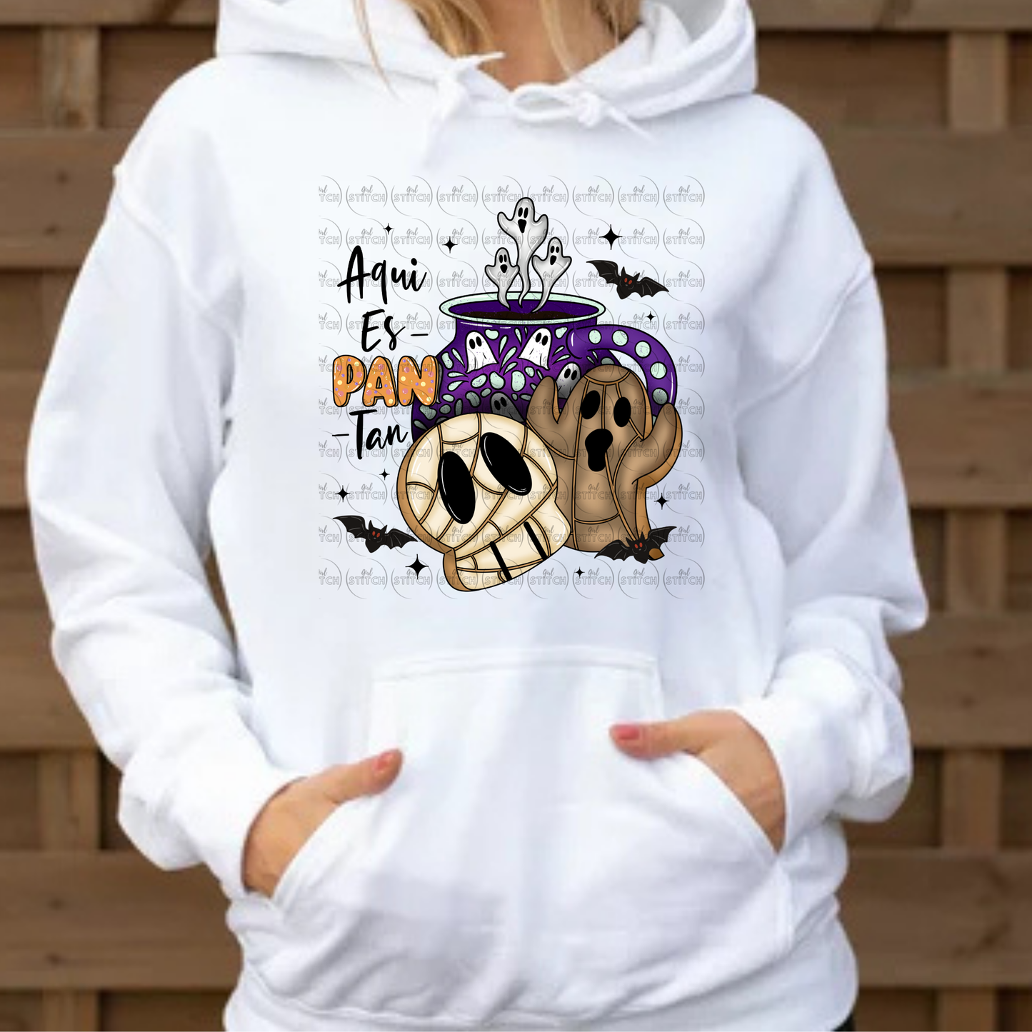 Aqui Es PAN - Tan Hoodie