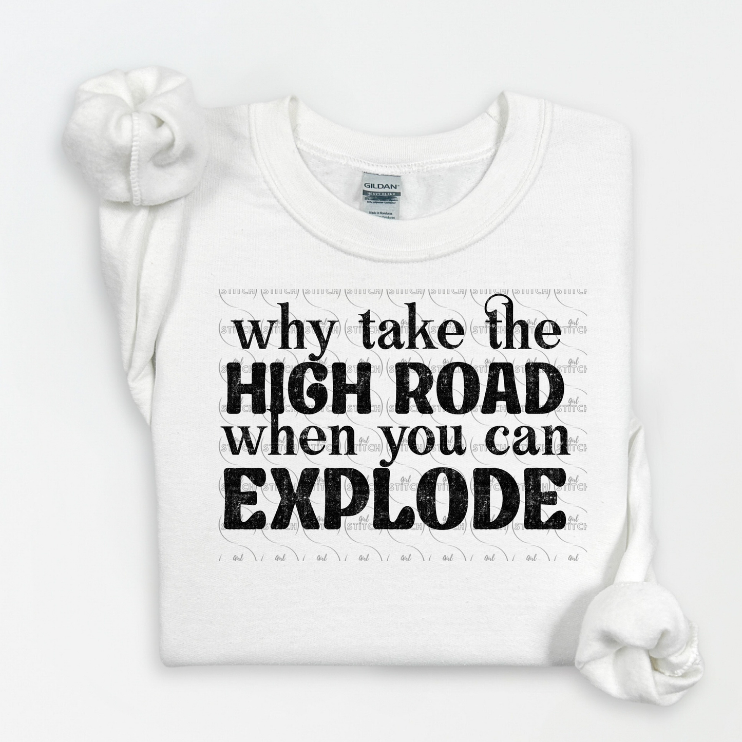 Why take the highroad Sweater