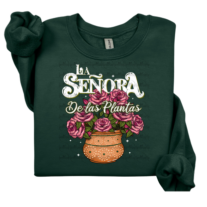 La Señora De Las Plantas Roses Sweater