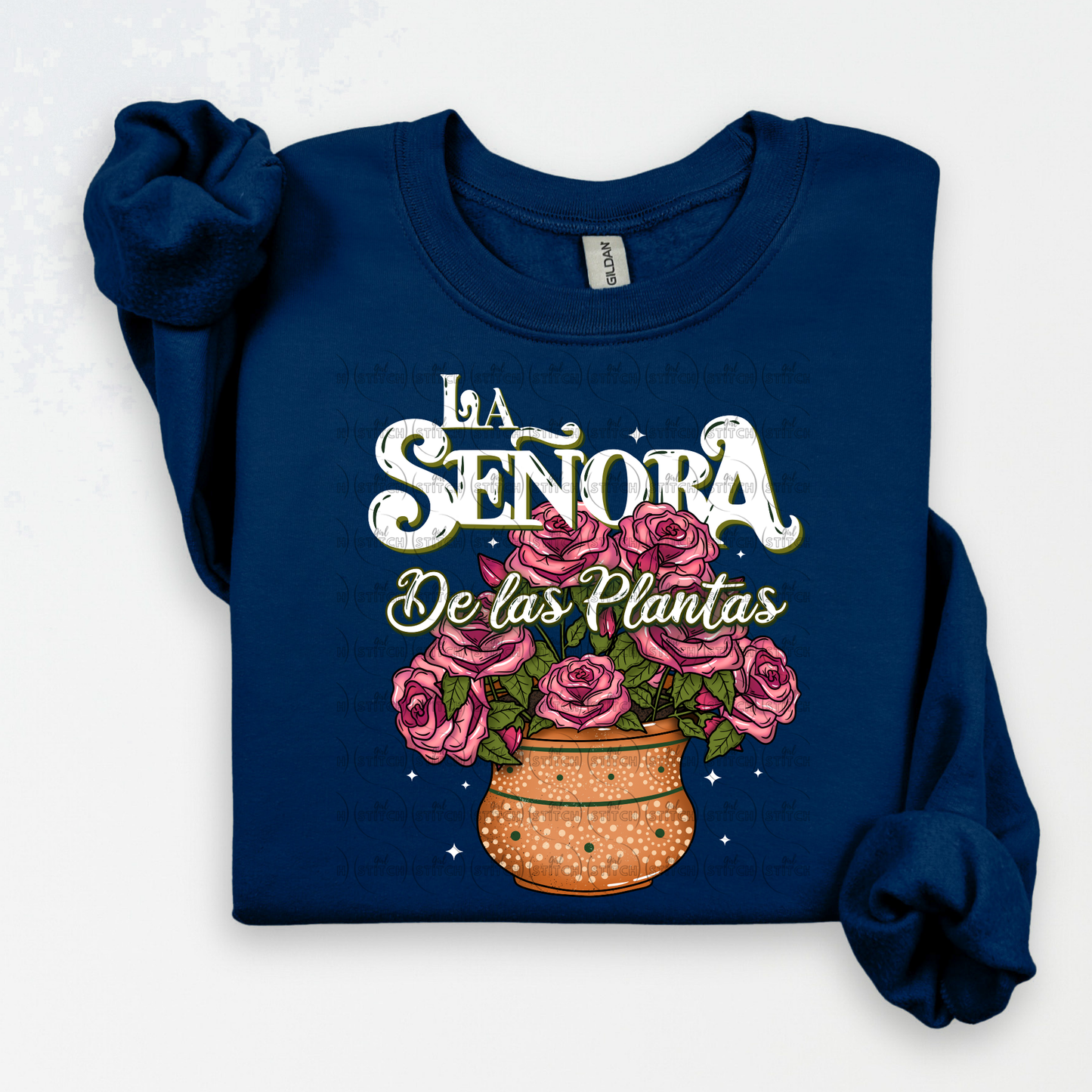 La Señora De Las Plantas Roses Sweater