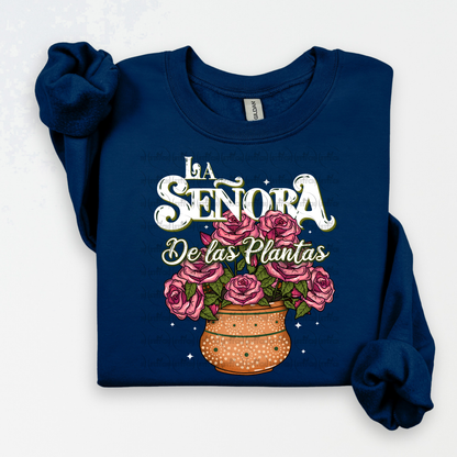 La Señora De Las Plantas Roses Sweater
