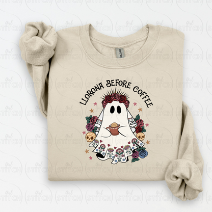 Llorona Before Coffee Sweater