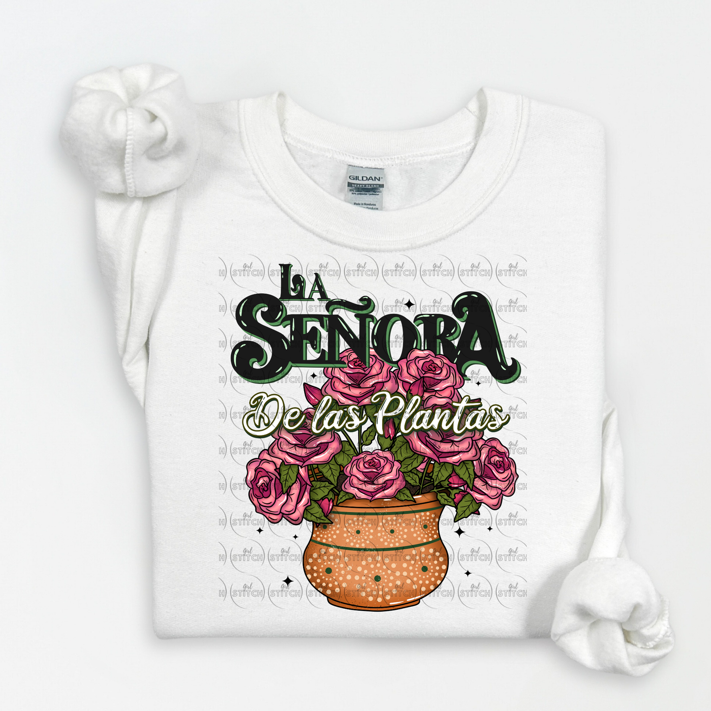 La Señora De Las Plantas Roses Sweater