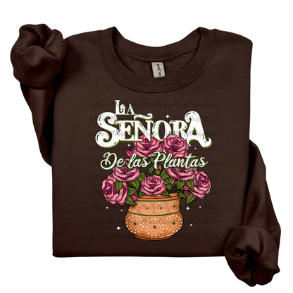 La Señora De Las Plantas Roses Sweater