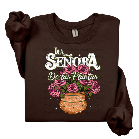 La Señora De Las Plantas Roses Sweater