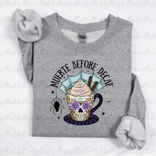 Muerte Before Decaf Sweater