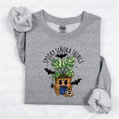 Spooky Señora Things Sweater