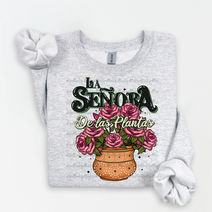 La Señora De Las Plantas Roses Sweater