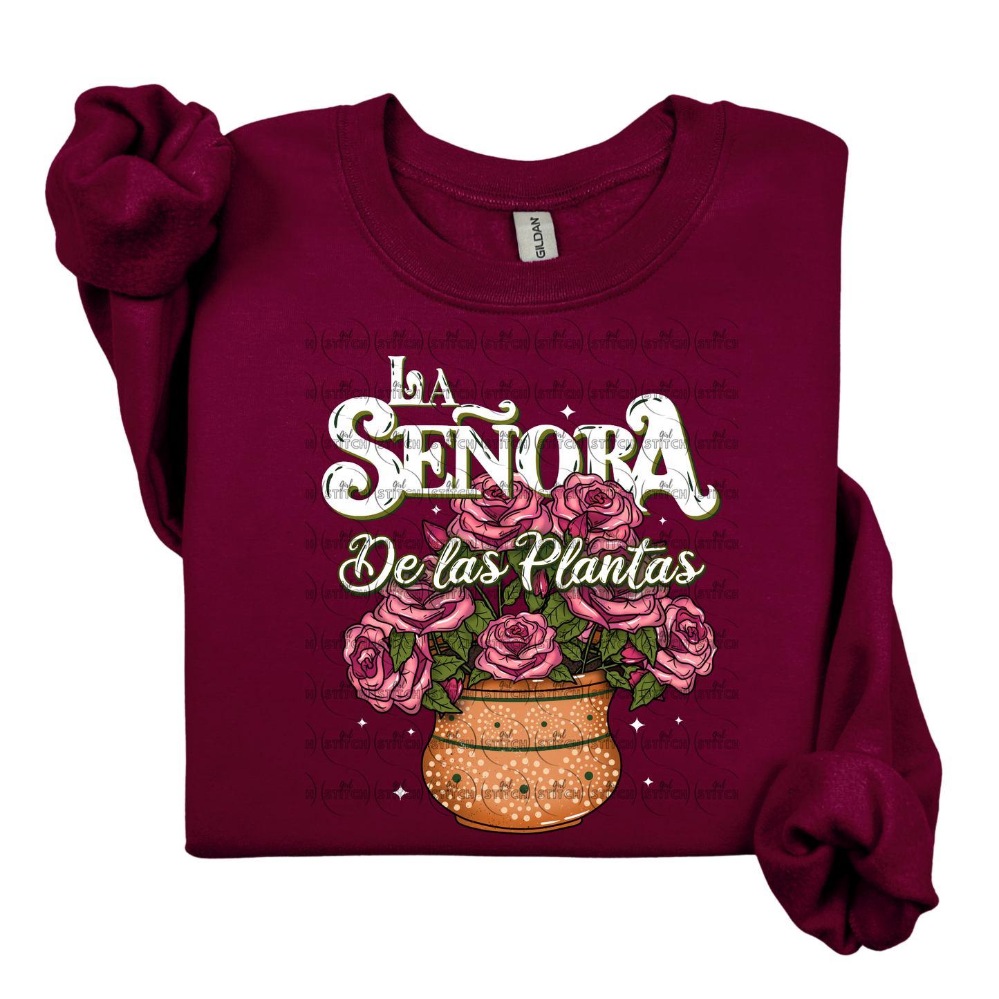 La Señora De Las Plantas Roses Sweater