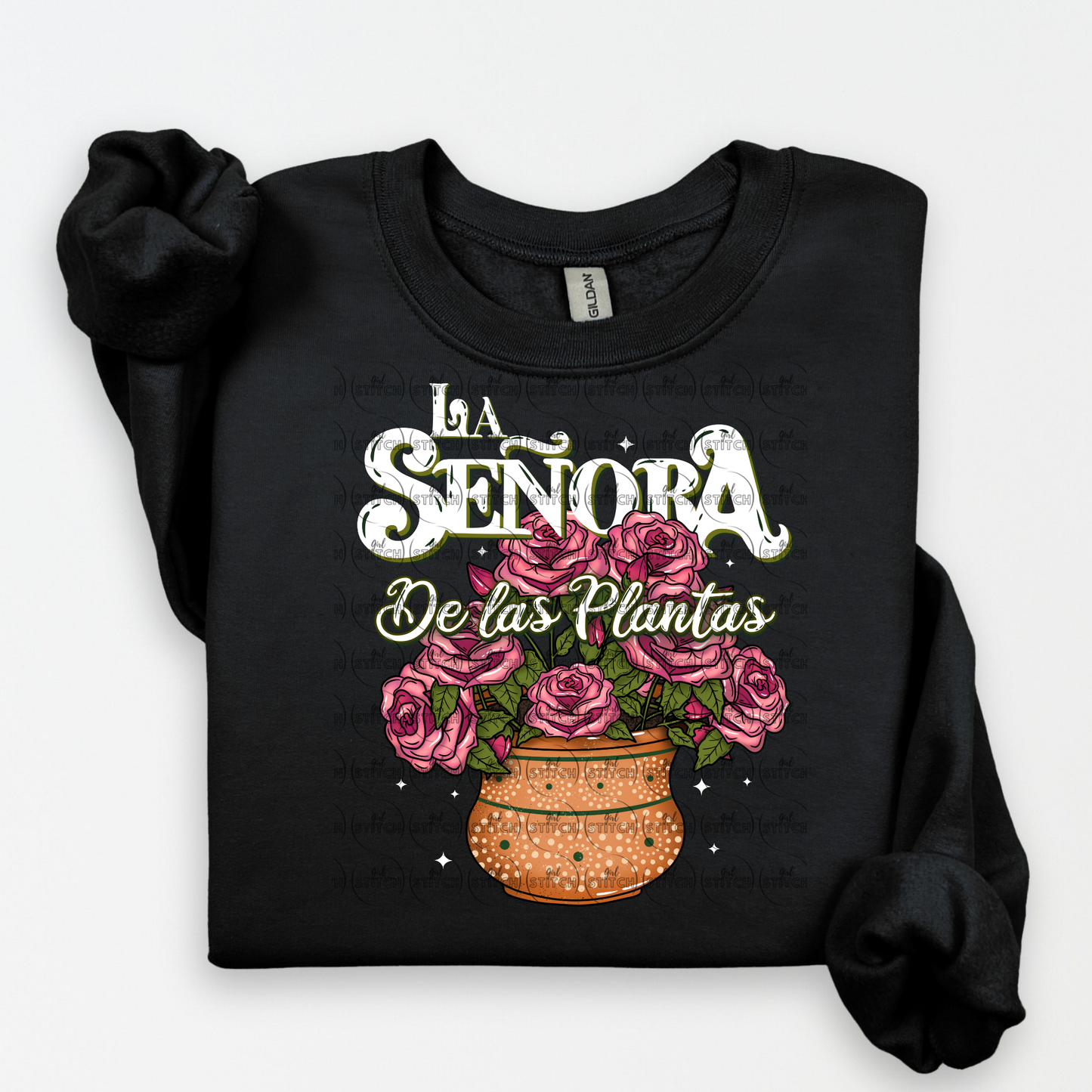 La Señora De Las Plantas Roses Sweater