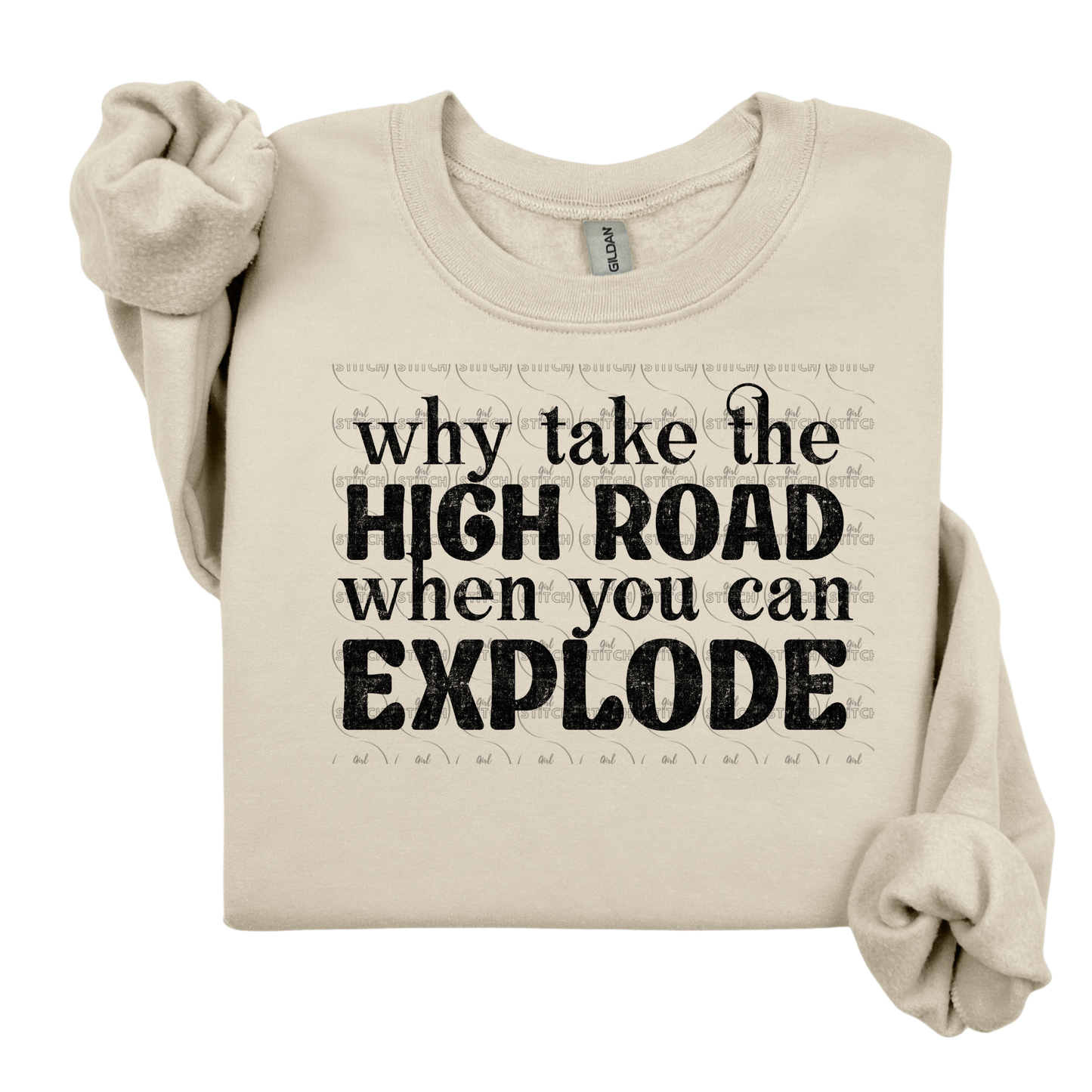 Why take the highroad Sweater