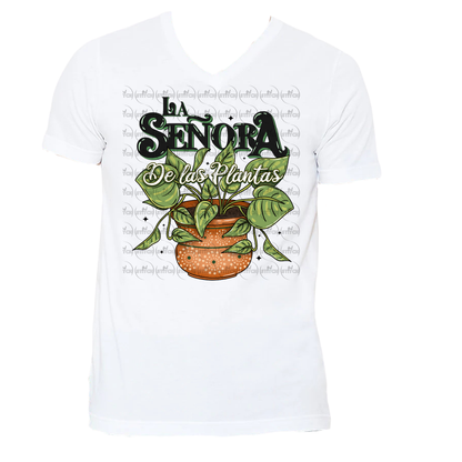 La Señora De Las Plantas V-Neck