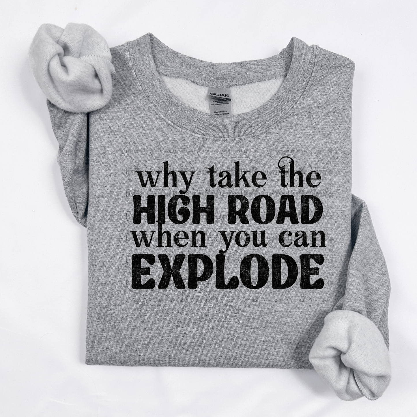 Why take the highroad Sweater