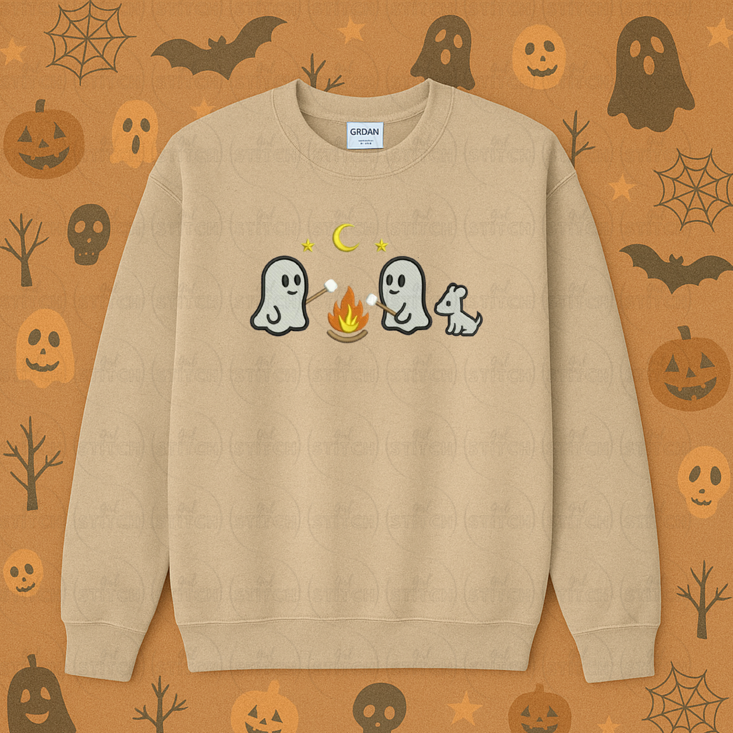 Ghost Campfire Sweater