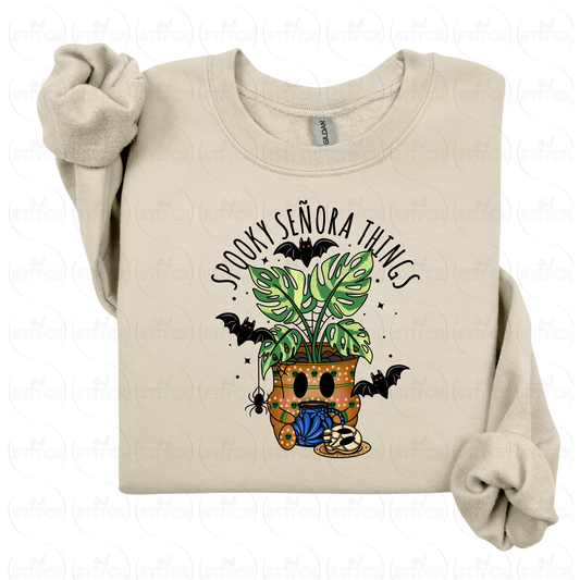 Spooky Señora Things Sweater